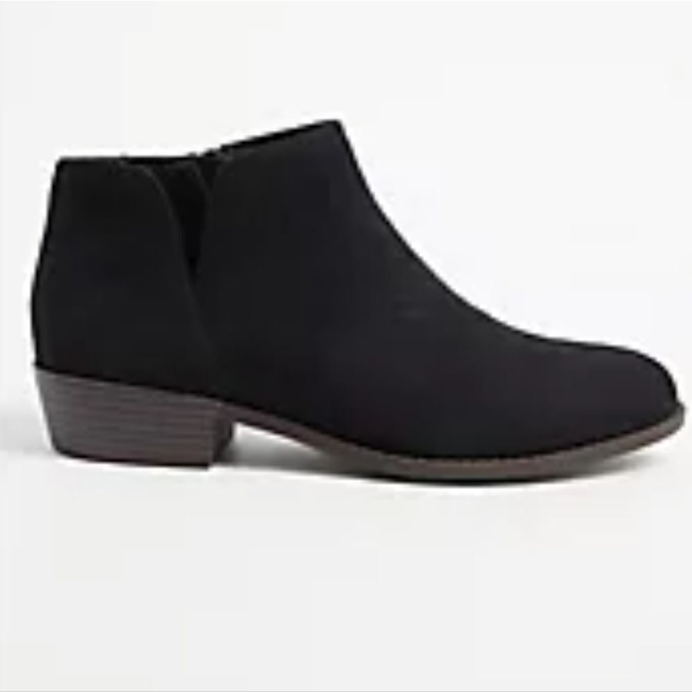 BRAND NEW CAT & JACK FAUX SUEDE GIRL'S ZIPPER BOOTIES